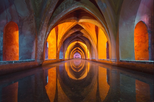 mystical hallway